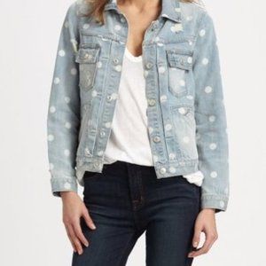 Marc By Marc Jacob Polka Dot Denim Jacket
